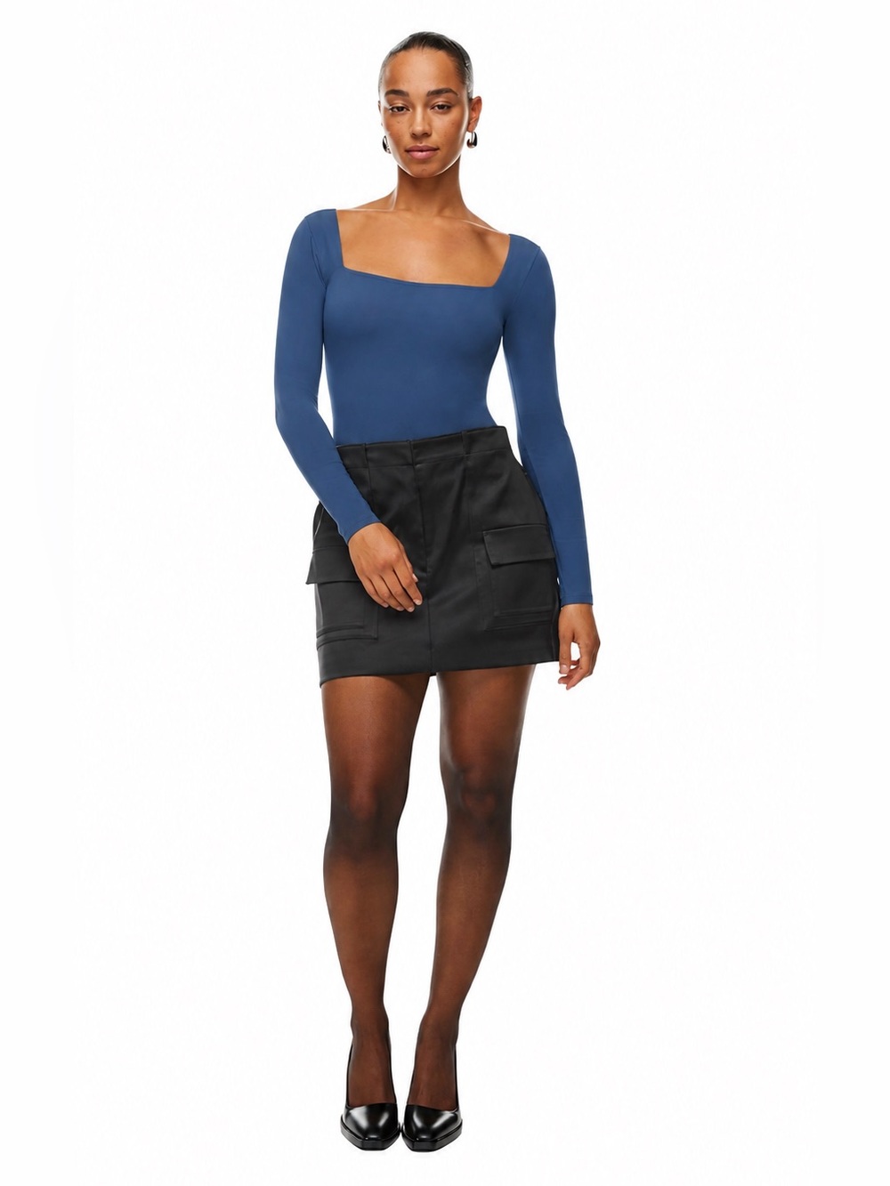 Aritzia ($58) Babaton Contour Square-Neck Long-Sleeve Bodysuit - PTP 16-19